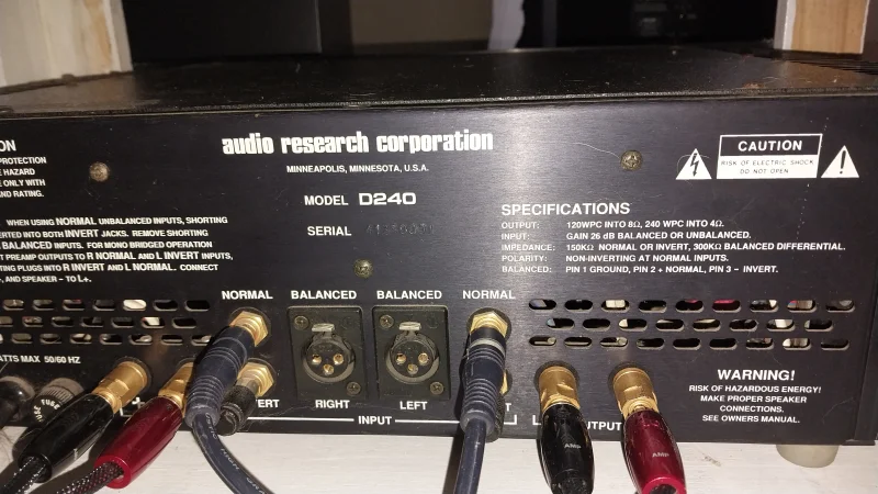 Audio Research D240 en Amplificadores y Receivers Power amplifiers - foto 2